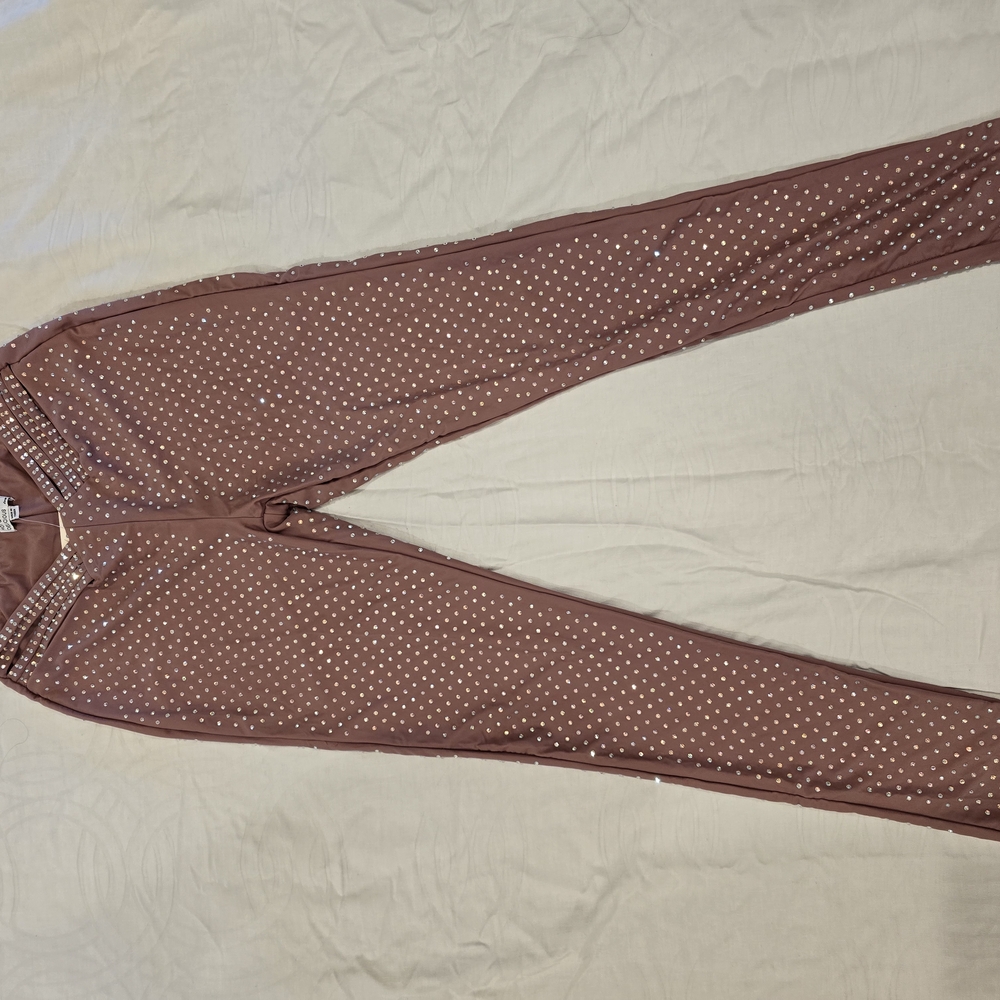 Hot & Delicious Mauve Studded Pants